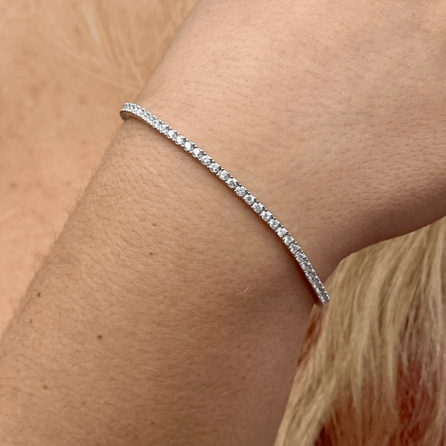 CZ Diamond Tennis Bracelet