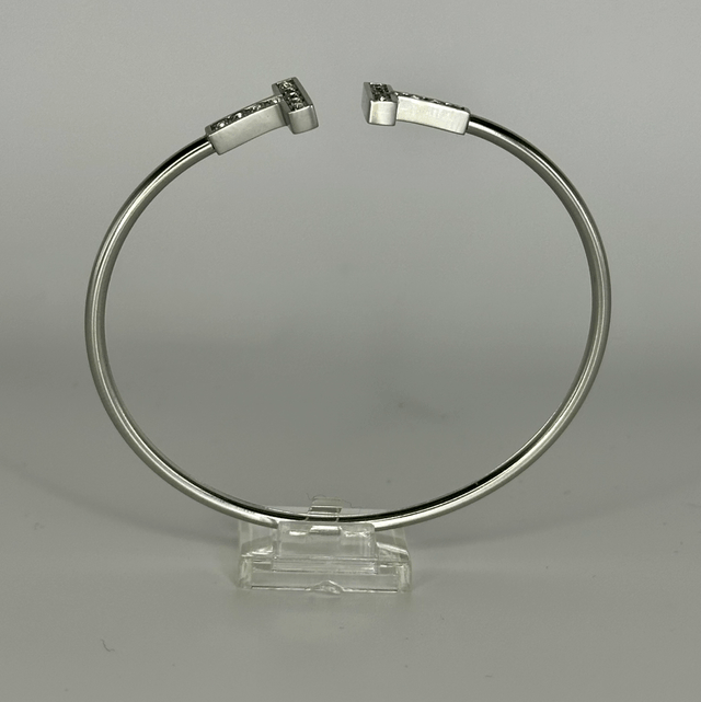 7 Inch 17cm CZ T Bangle