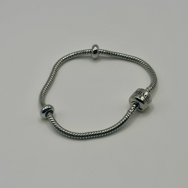 7.5 Inch 19cm Encharmed Snake Chain Bracelet