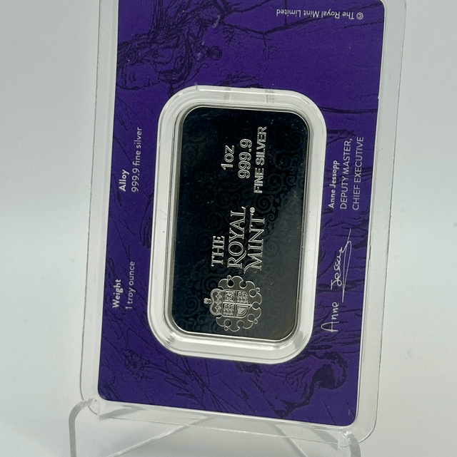Una & The Lion 999.9 Fine Silver 31.1g