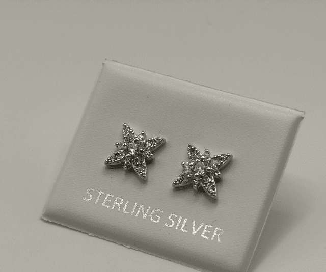CZ Diamond Stargazer Earrings